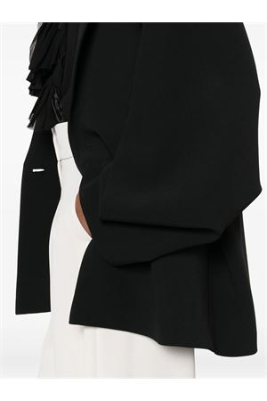 Black single-breasted blazer ALBERTA FERRETTI | A050751340555